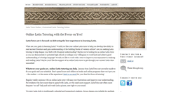 Desktop Screenshot of latintutor.net